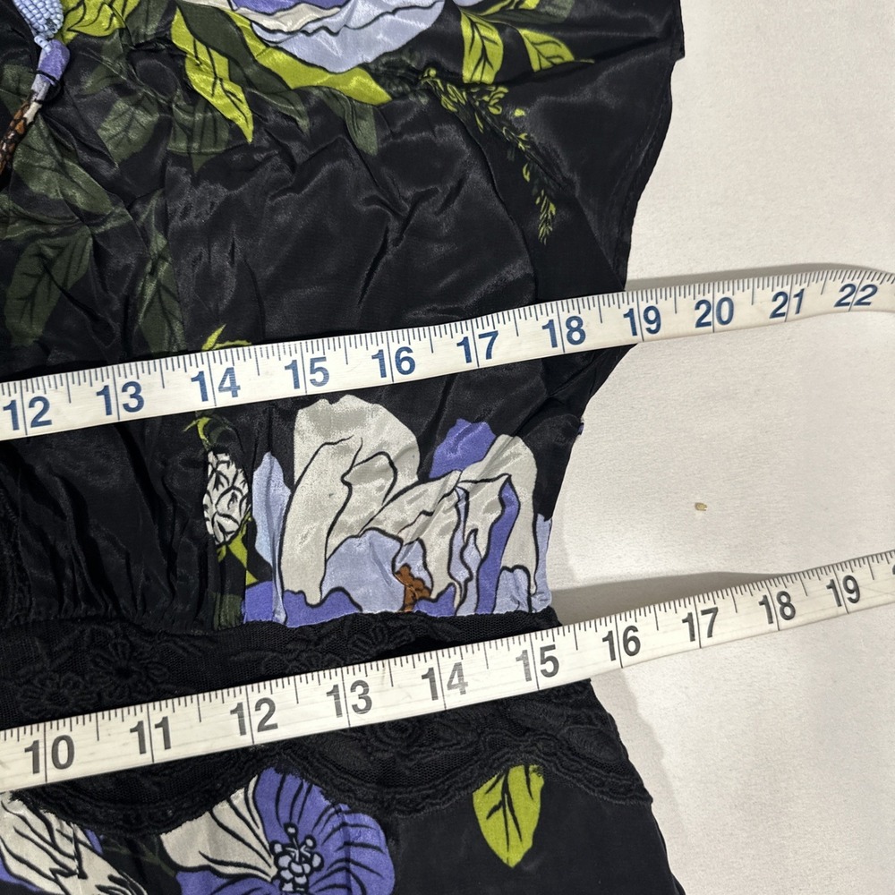 NWD $298 FARM RIO [ Large ] Soft‎ Garden Soft Garden Lace Maxi Dress black U1681 - Picture 3 of 16
